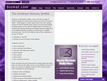 Tablet Screenshot of biomat.com