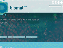 Tablet Screenshot of biomat.net